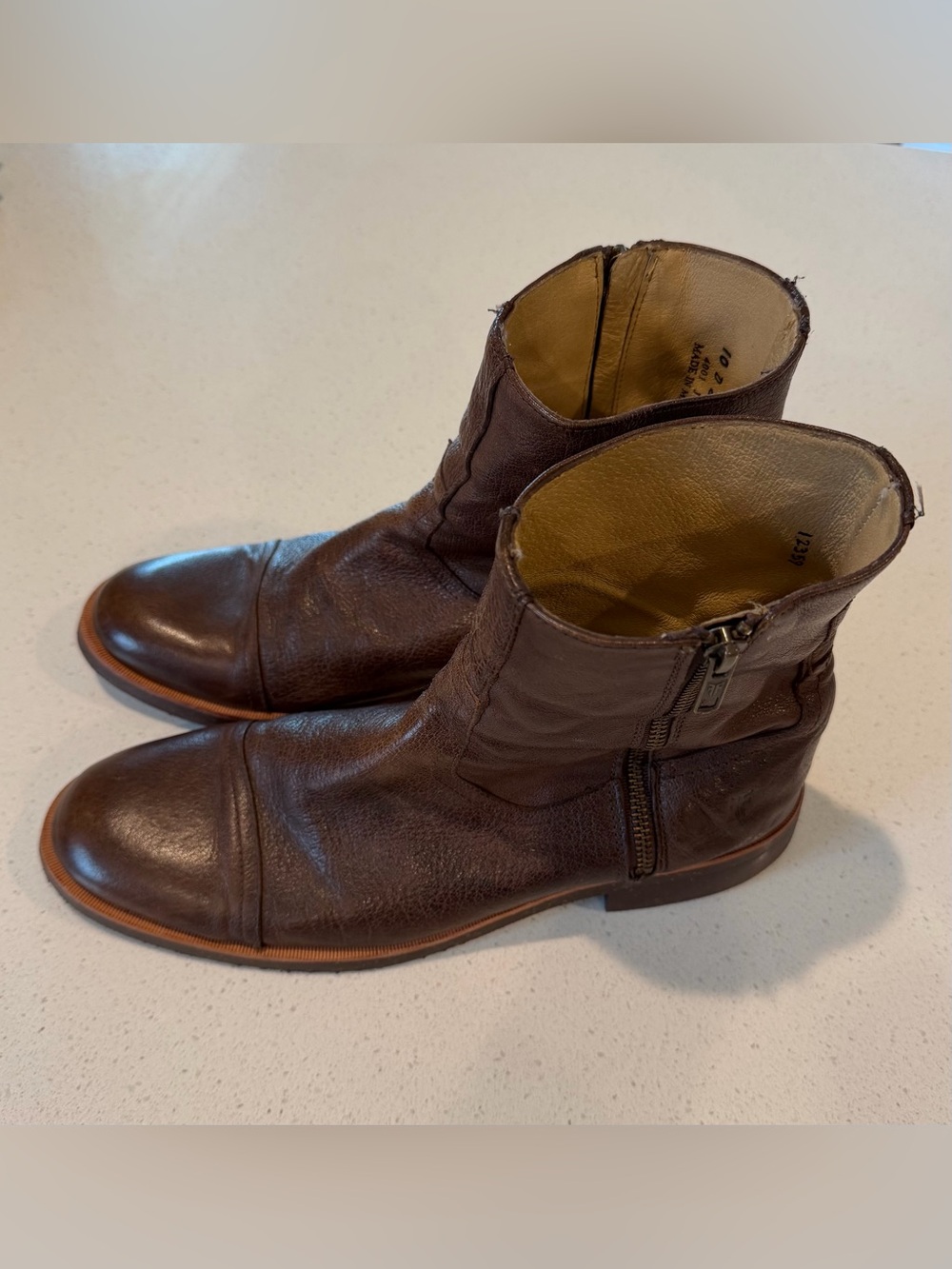 Mens Leather Frye Boots